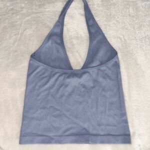 baby blue crop top